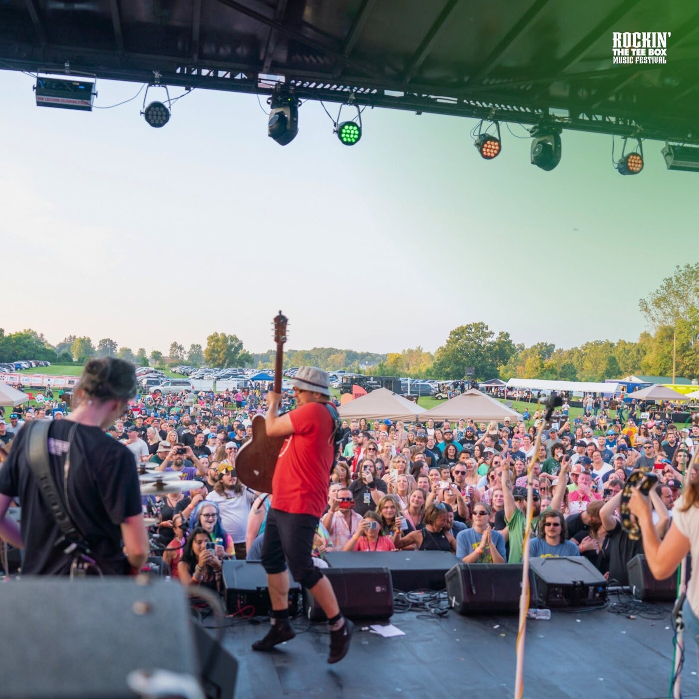 Rockin' the Tee Box Music Festival — live crowd shot